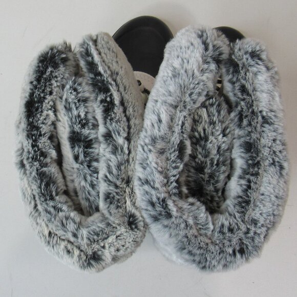 Khombu Women's Emily Suede Leather Winter Snow Boots Size 9 Faux Fur Cuff Trim - Picture 4 of 10